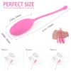 Set 3 Eggs Rose Bolas Vaginal Silicona - Kegel - Imagen 2