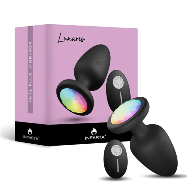 Anal Plug Vibrador Lunaris con Control - L
