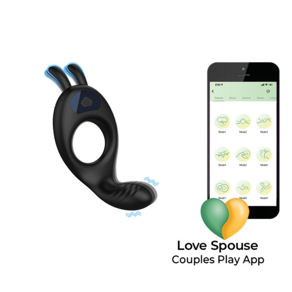 Hoppy Lover - Anillo Vibrador Con Control por App - Imagen 2