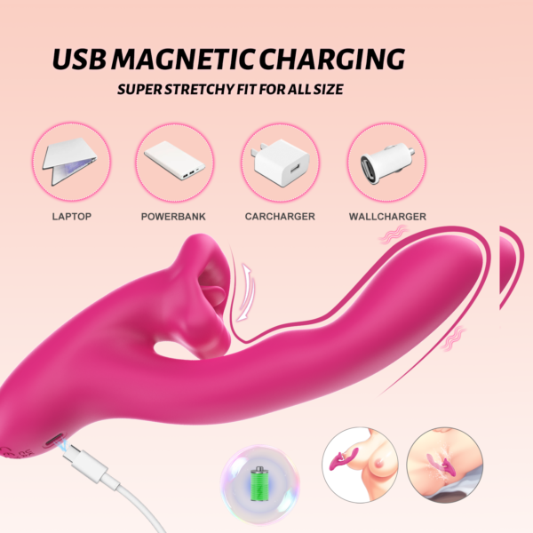 Vibrador Rabbit con Movimiento - Imagen 2