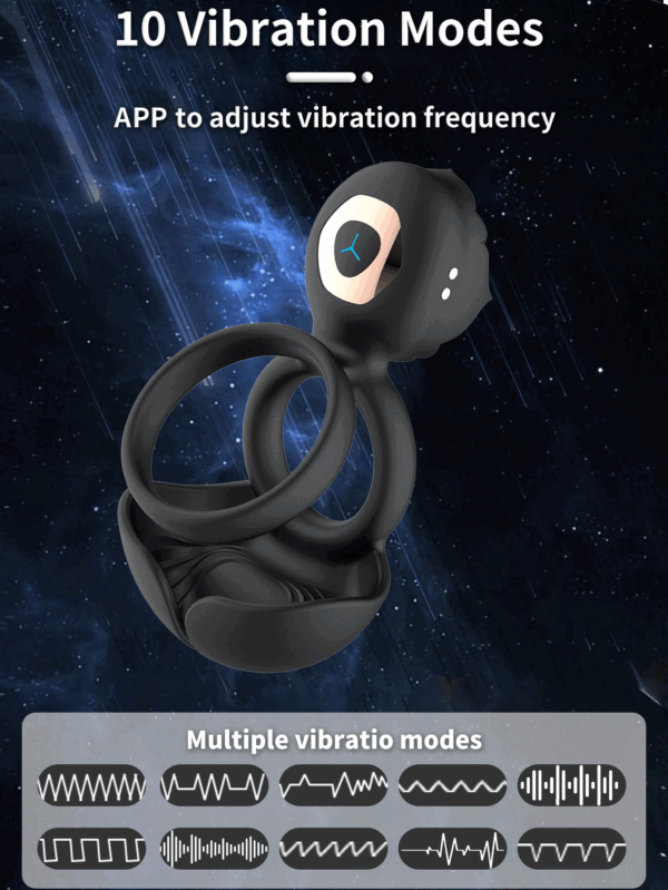 Rocket Ring - Anillo doble Estimulador de Testiculos