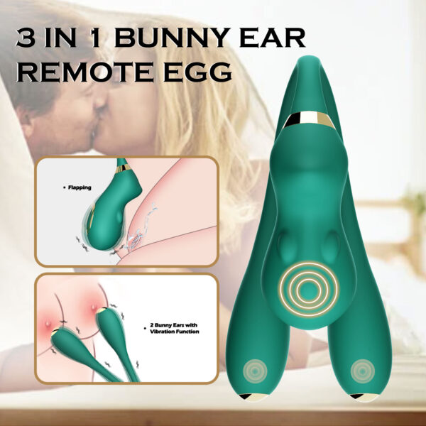 Gemelas HOT - Vibro doble con pulsacion - Violeta