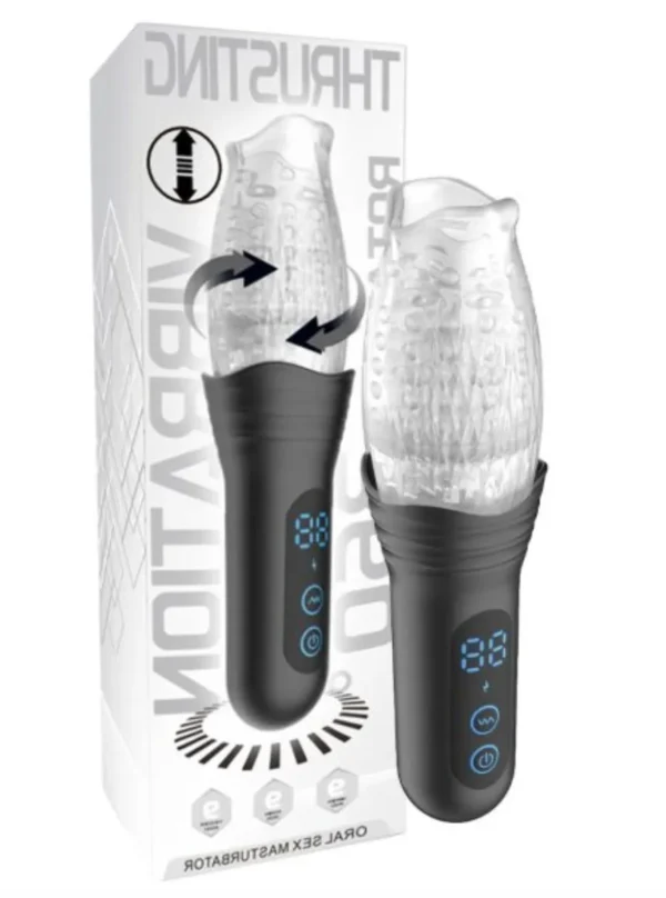 Masturbador First Class Rotador - Recargable