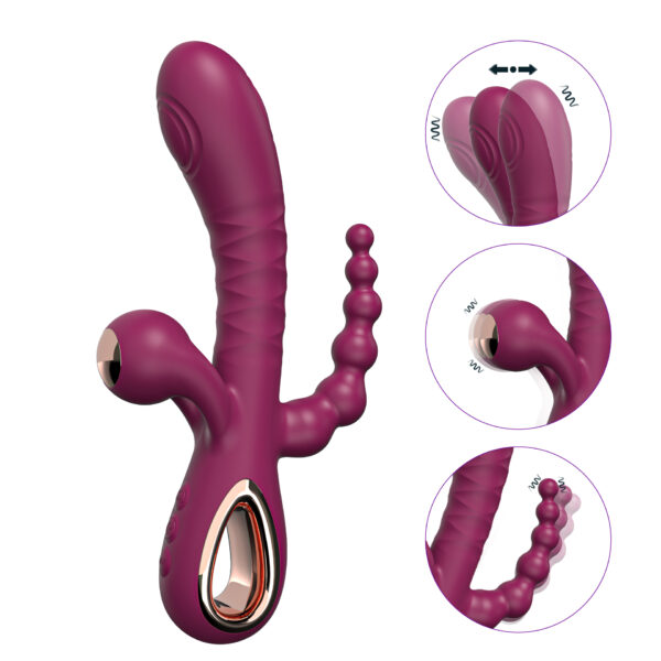 Full Access - Anal, Vaginal y Clitorial - Vibrador - Imagen 6