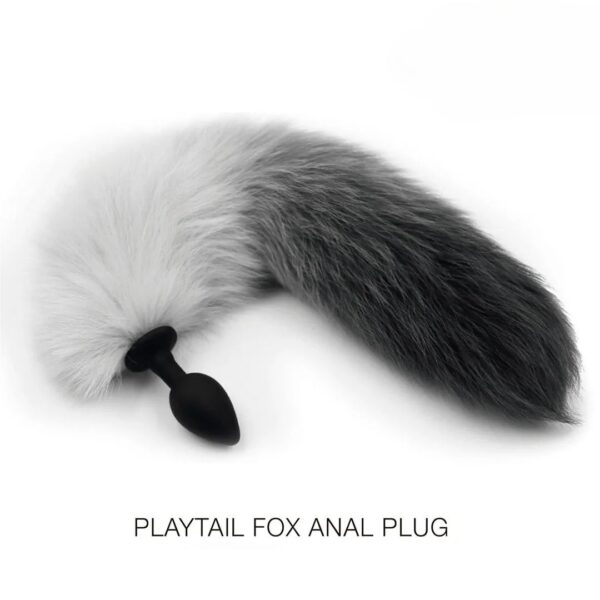 Playtail Fox Anal Plug Gris - S